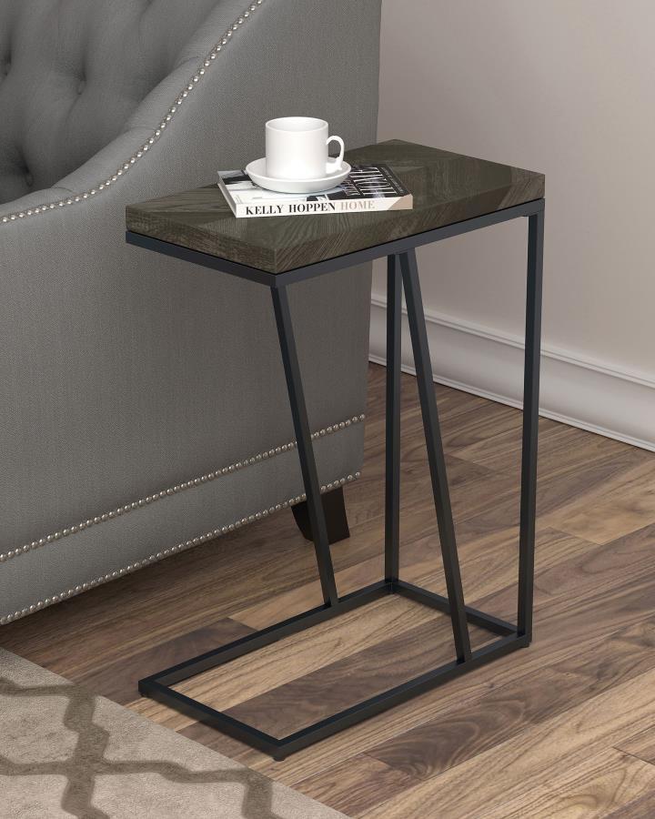 Sergio - Engineered Wood C-Shaped Side Table