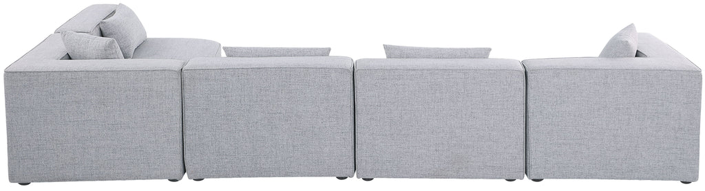 Cube - Linen 5 Piece Modular Sectional