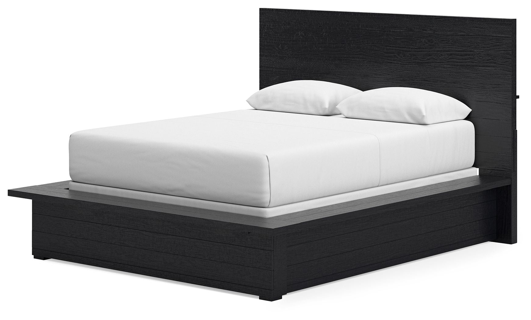 Londer - Black - Queen Panel Bed