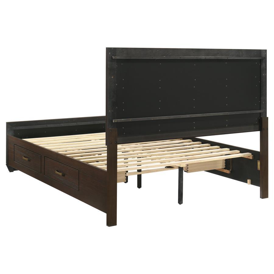 Kauffman - Wood Storage Panel Bed