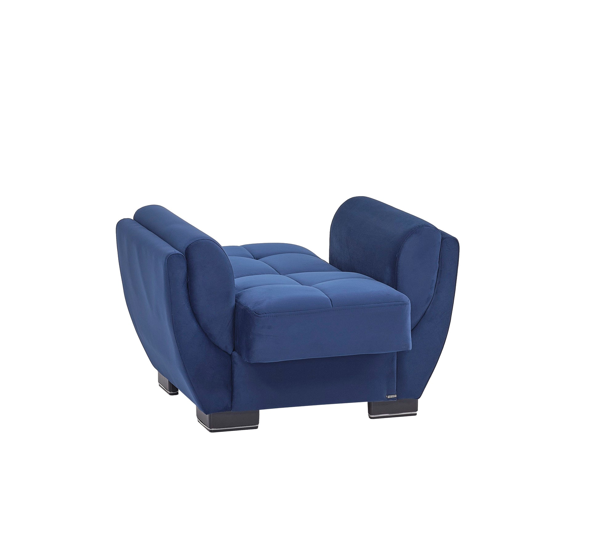 Ottomanson Armada Air - Upholstered Convertible Armchair With Storage - Microfiber