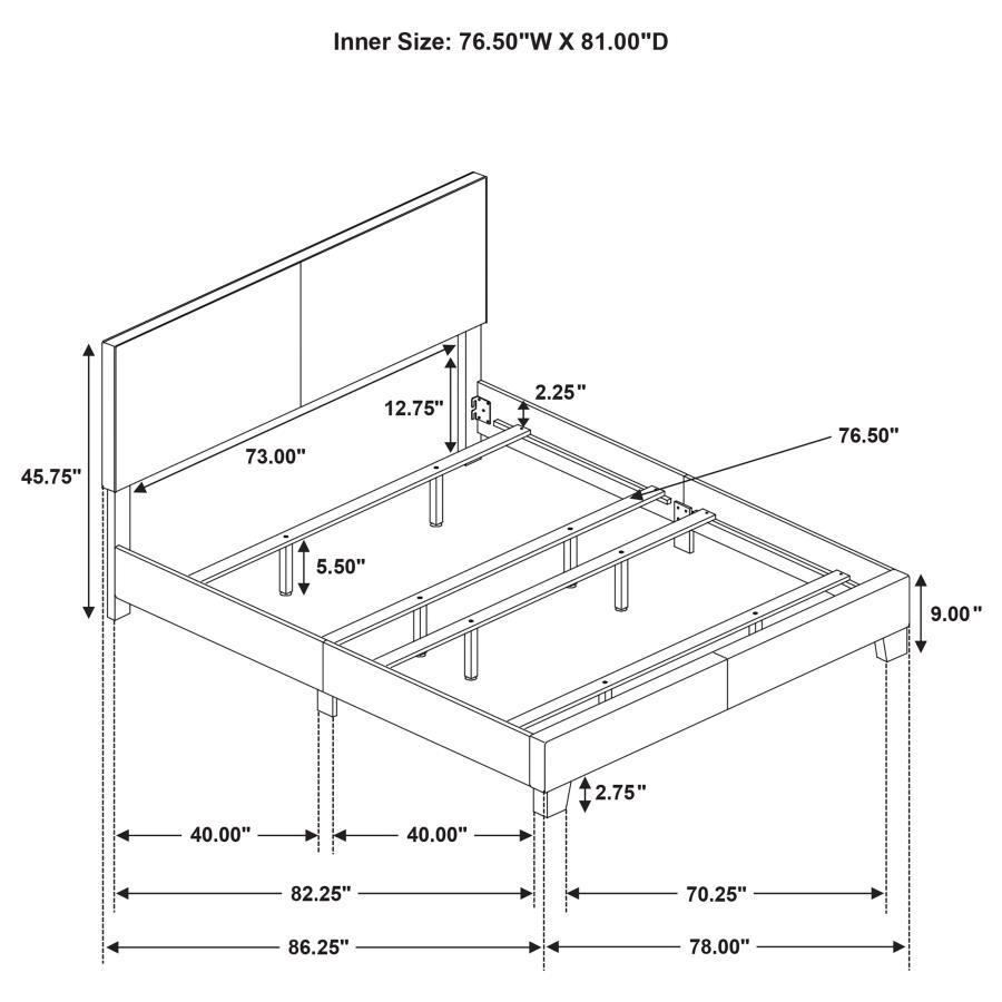 Dorian - Upholstered Panel Bed