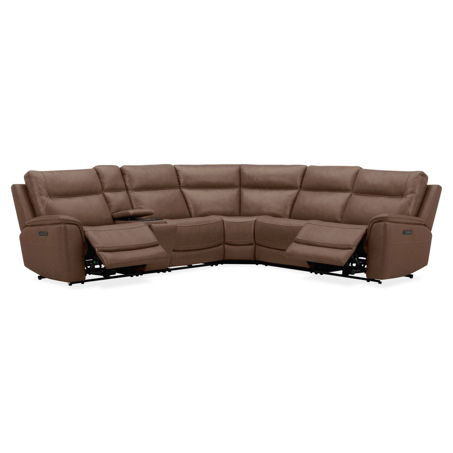Collins - 6 Piece Sectional - Brown