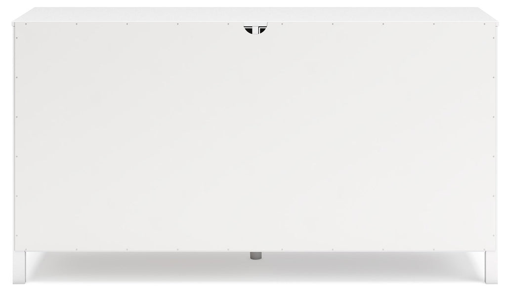 Hallityn - White - Six Drawer Dresser