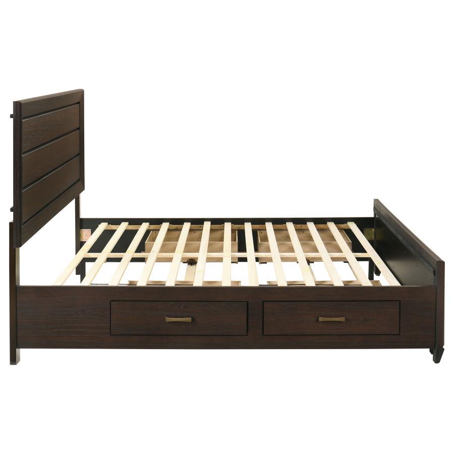 Kauffman - Wood Storage Panel Bed