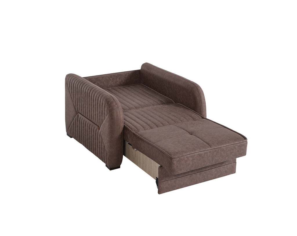 Ottomanson Speedy - Upholstered Convertible Armchair With Storage