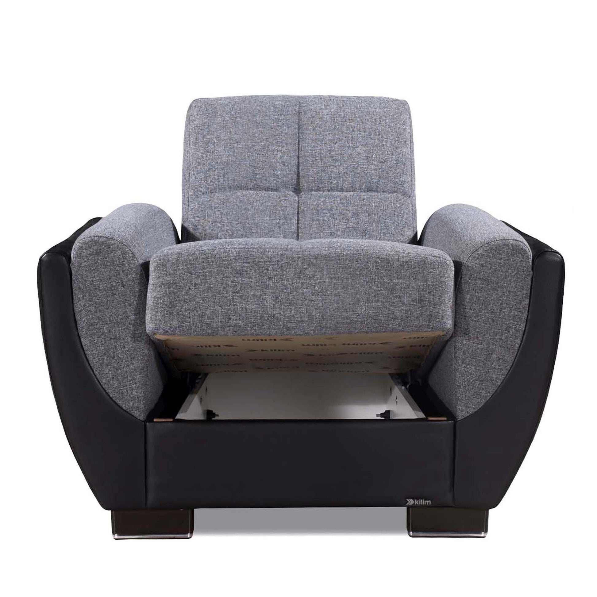 Ottomanson Armada Air - Upholstered Convertible Armchair With Storage