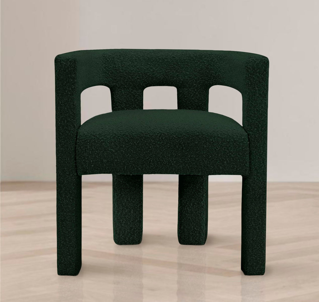 Athena - Boucle Fabric Dining Chair
