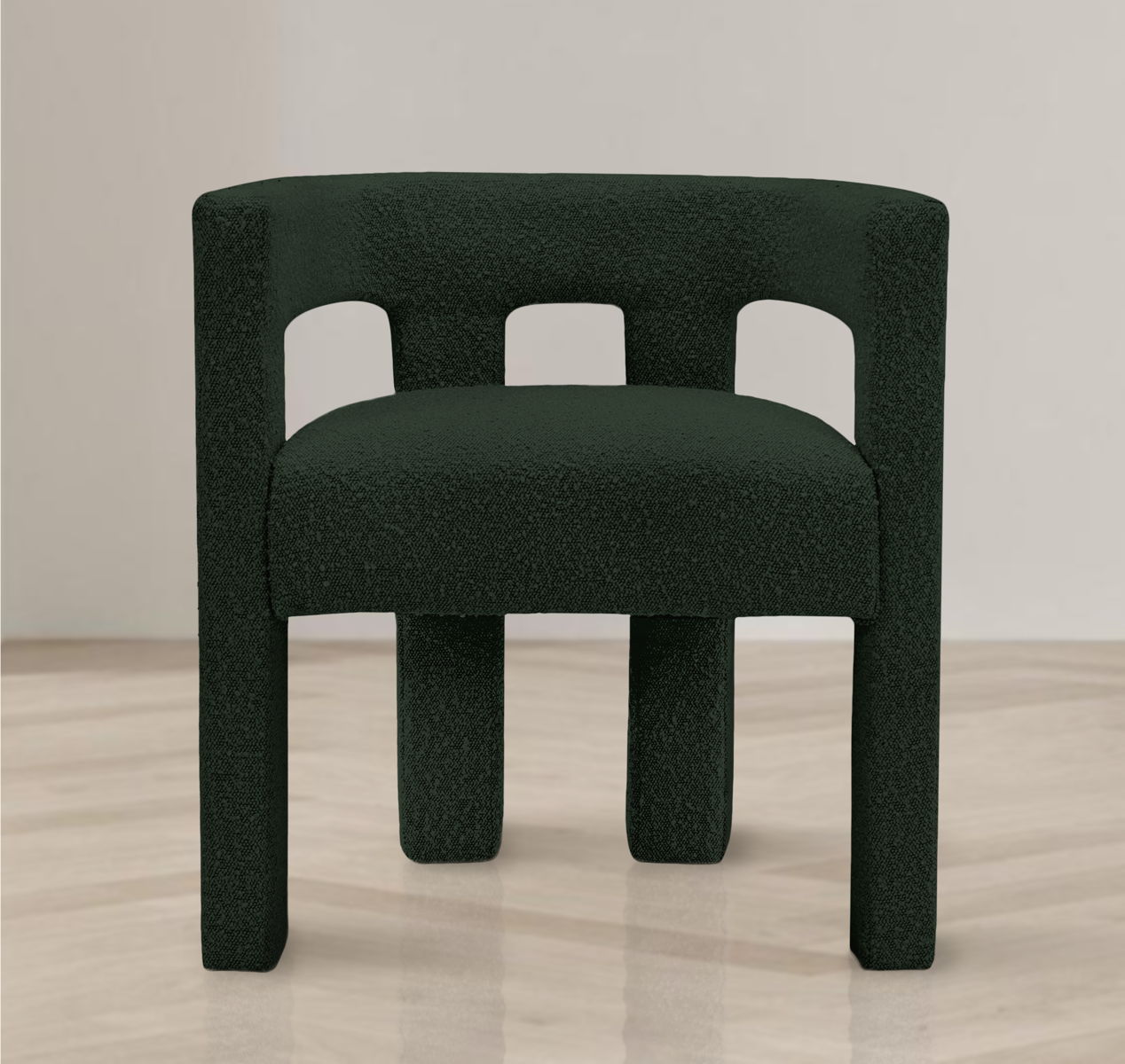 Athena - Boucle Fabric Dining Chair
