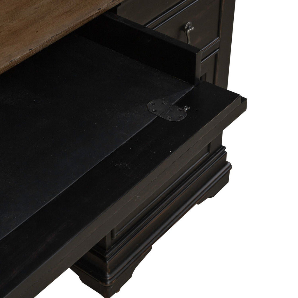 Meritage - Credenza & Hutch - Black