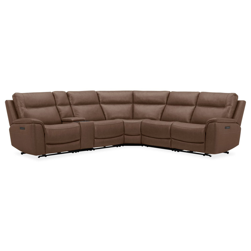 Collins - 6 Piece Sectional - Brown
