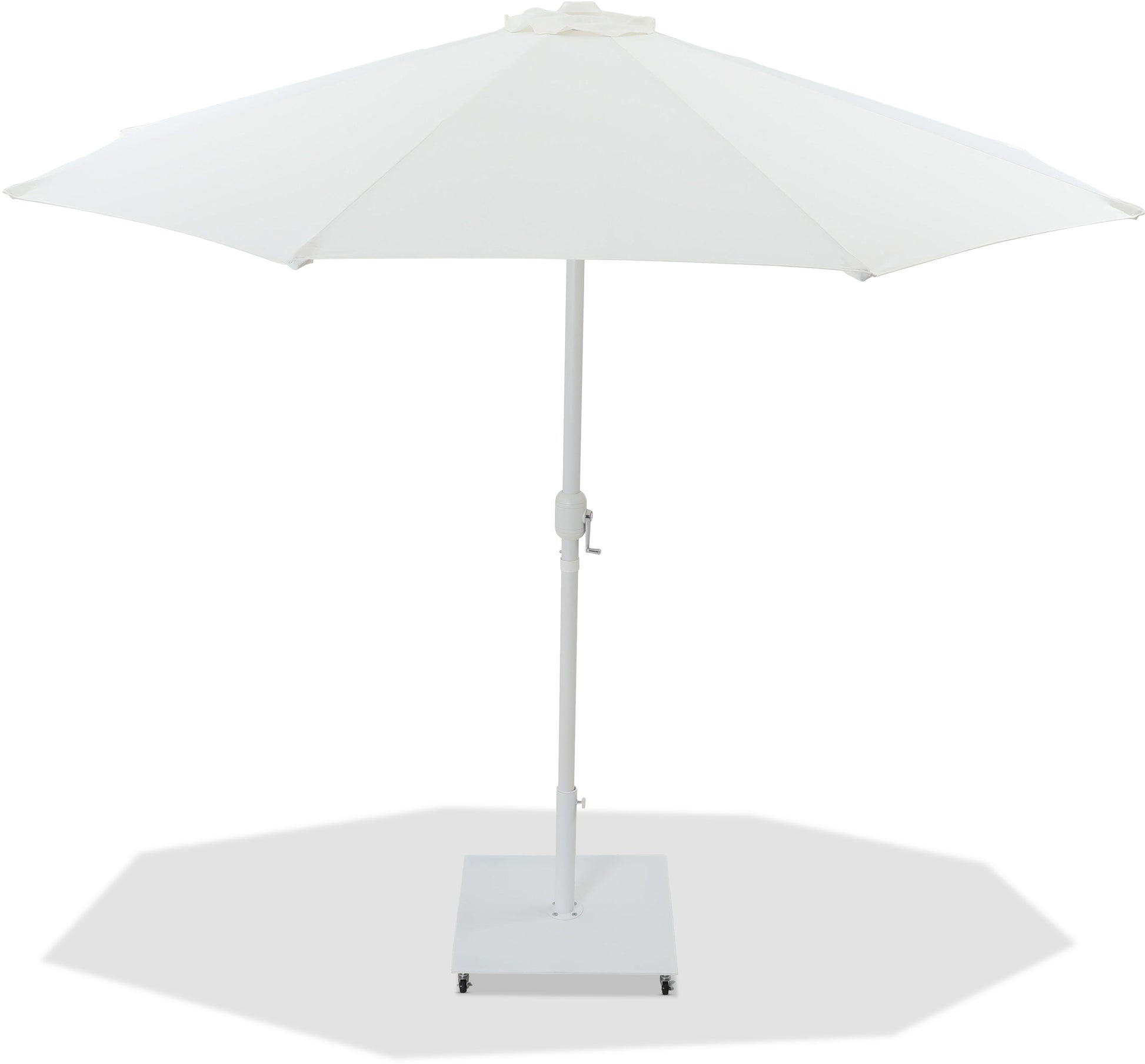Fiji - Aluminum Patio Umbrella With Square White Base