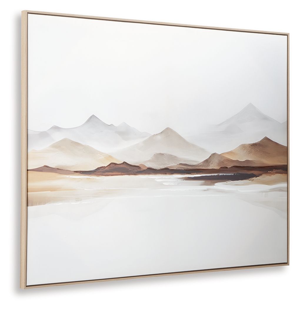 Karalen - White / Gray / Brown - Wall Art