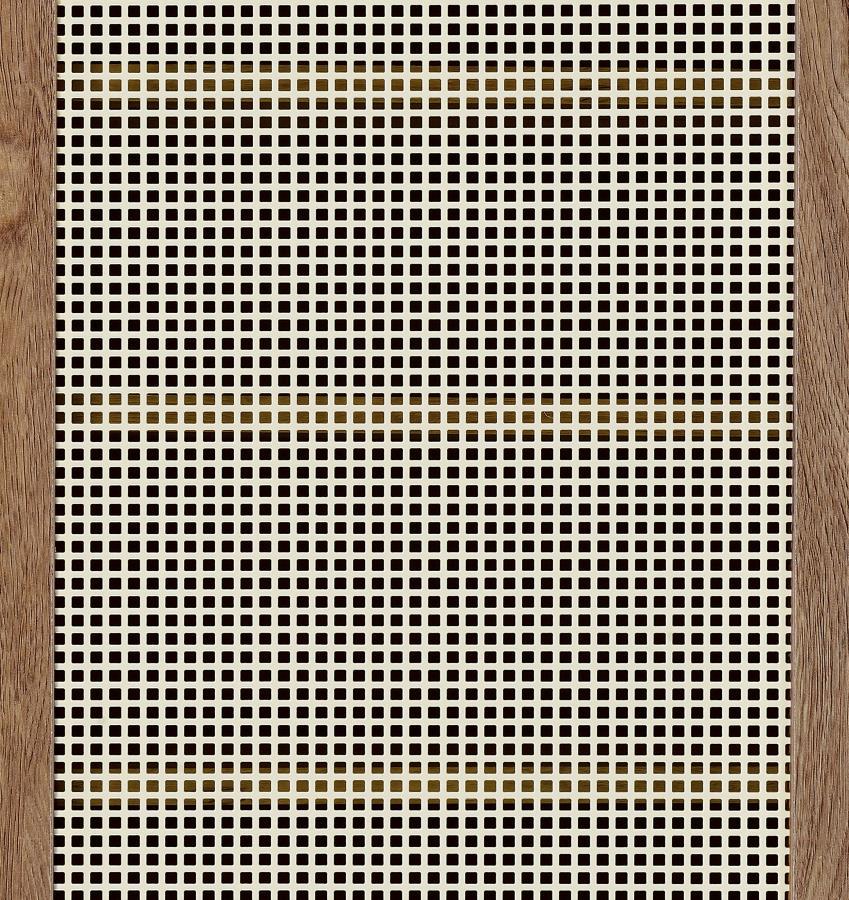 Teller - 4-Door Tall Shoe Storage Cabinet - Natural Oak