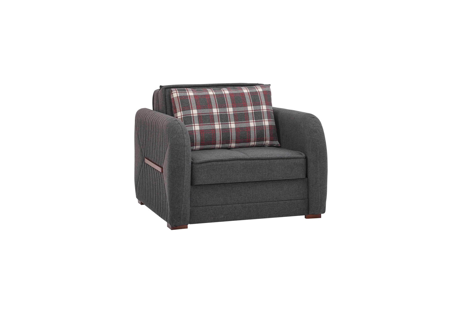 Ottomanson Speedy - Upholstered Convertible Armchair With Storage