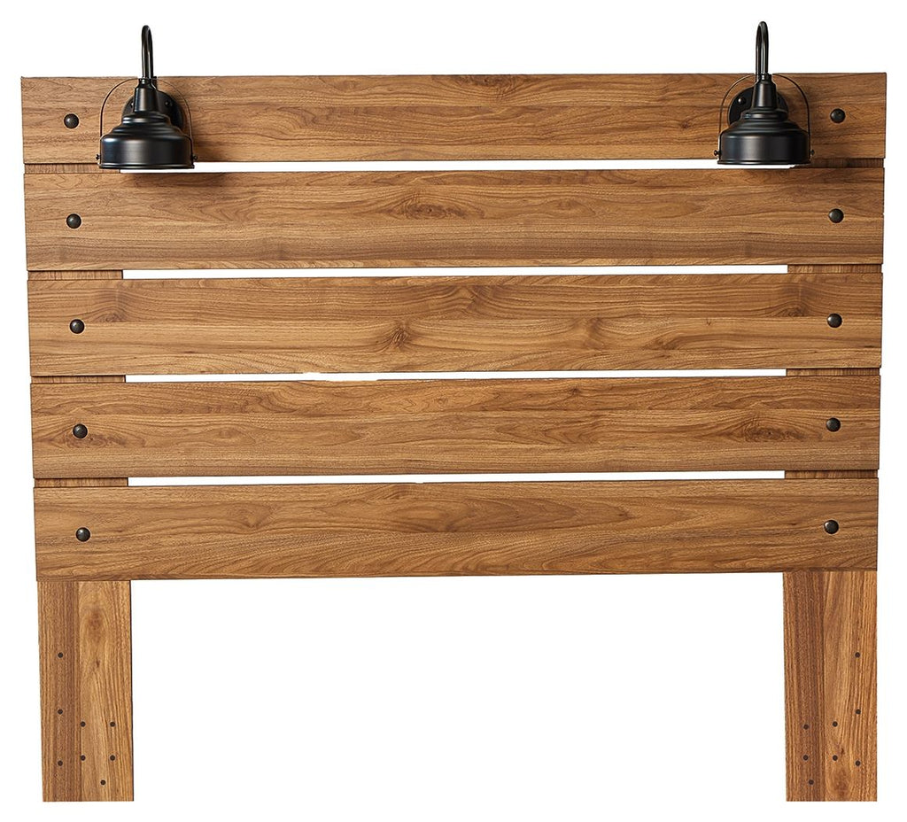 Pasklyn - Brown - King Panel Headboard