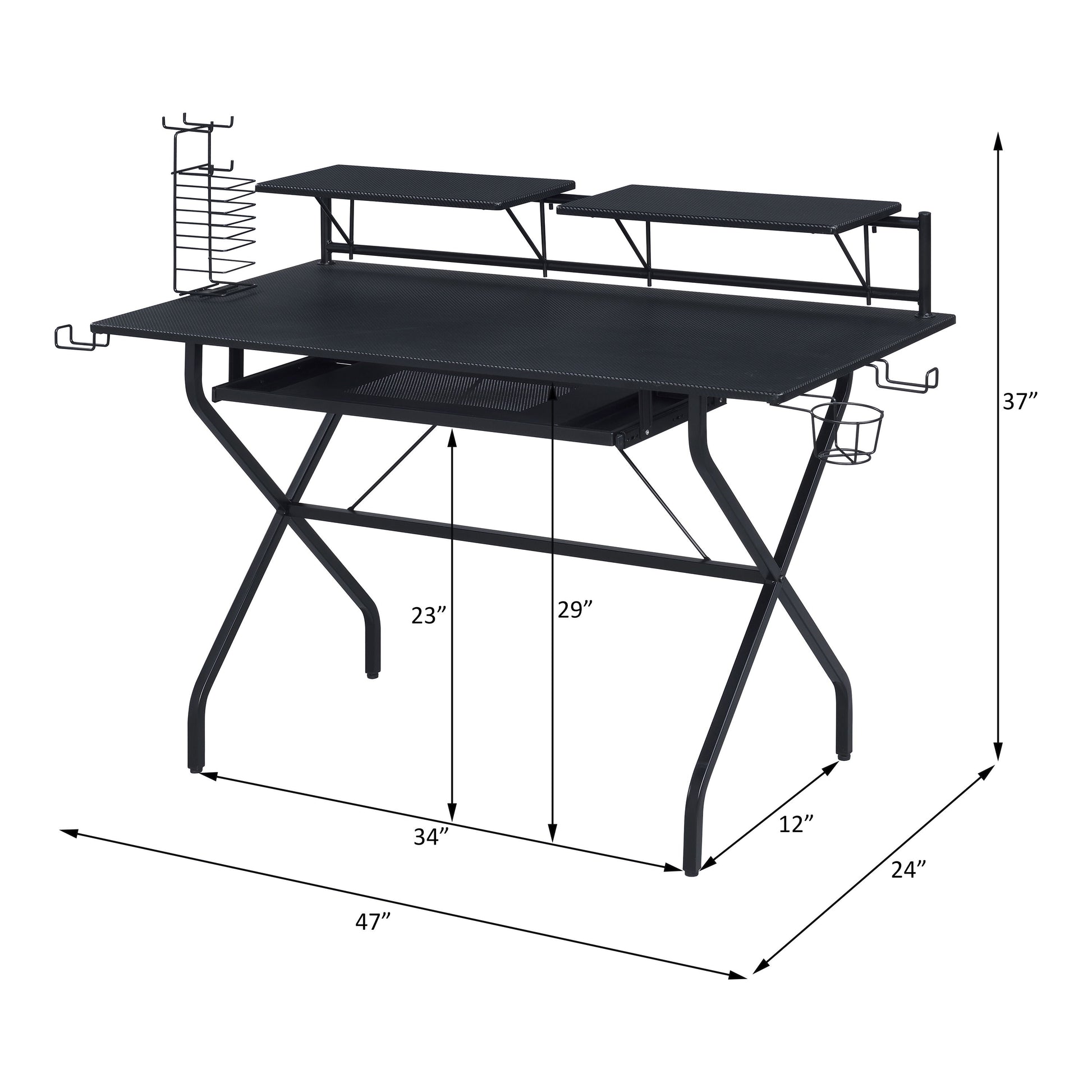 Hartman - Desk - Black