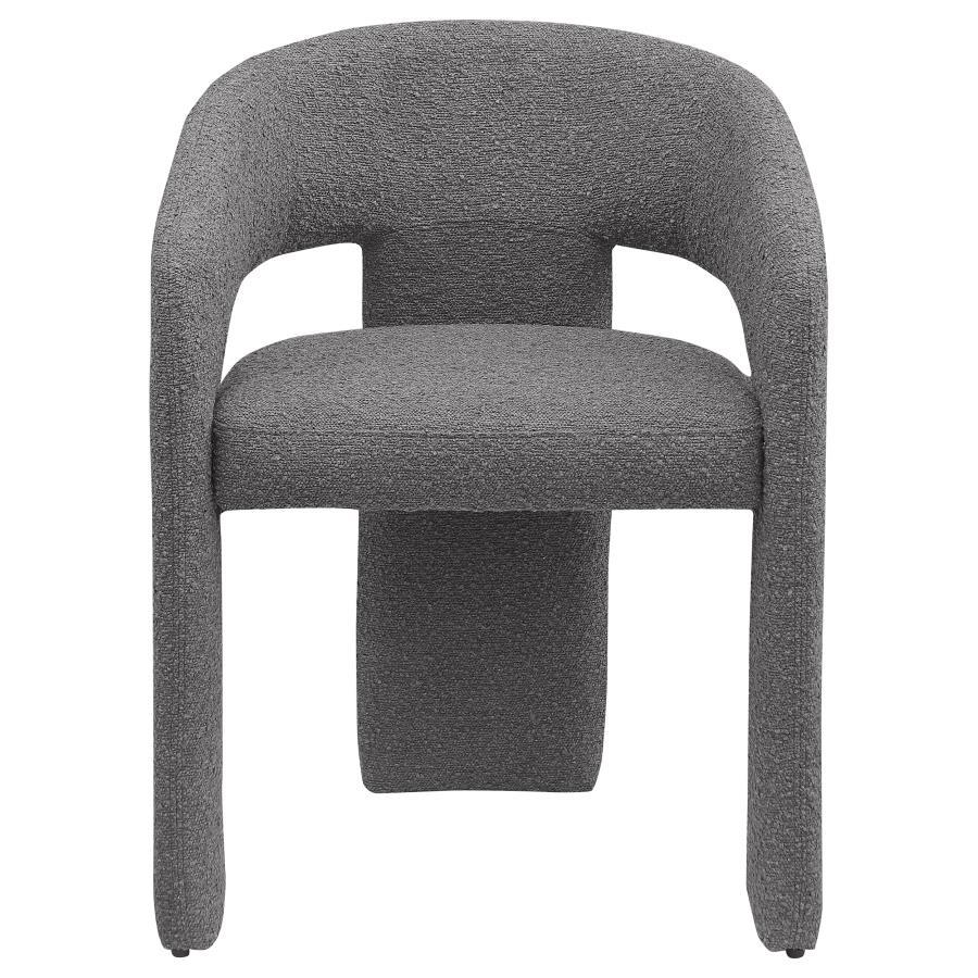 Eudora - Boucle Upholstered Dining Arm Chair