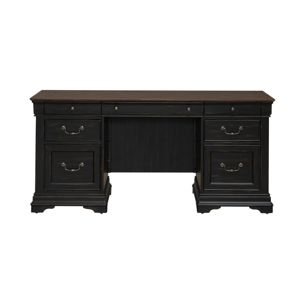 Meritage - Jr Executive Credenza - Black