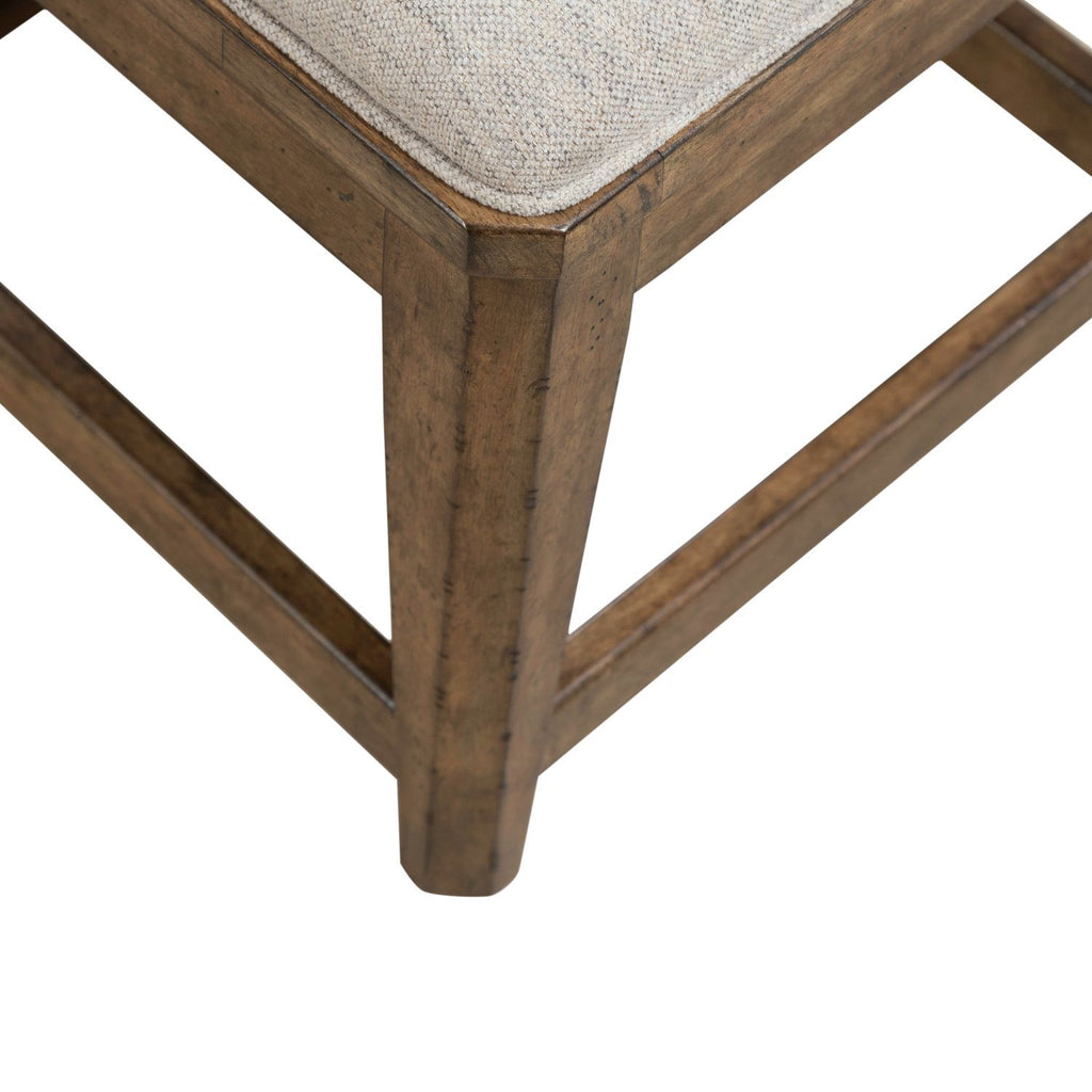 Carolina Park - Upholstered Console Stool - Brown
