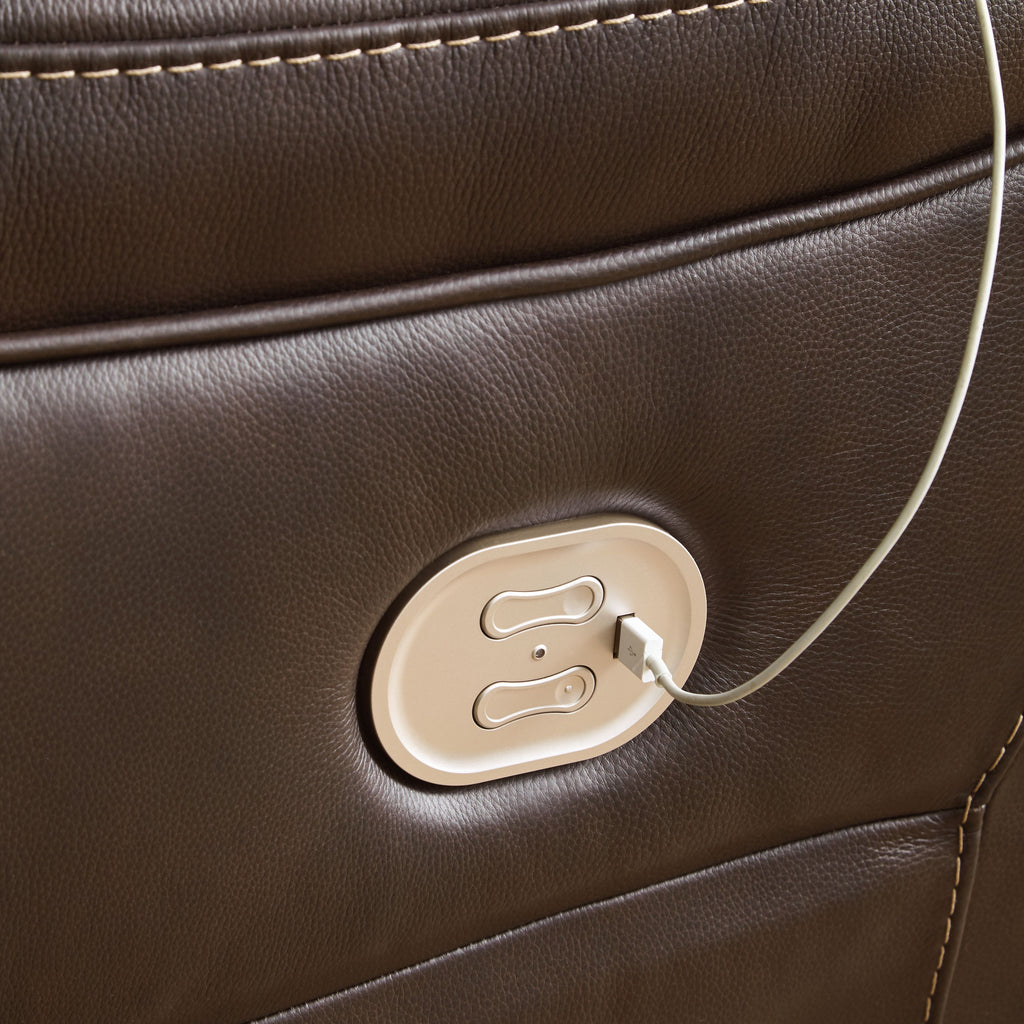 Dunleith - Chocolate - Zero Wall Recliner w/PWR HDRST