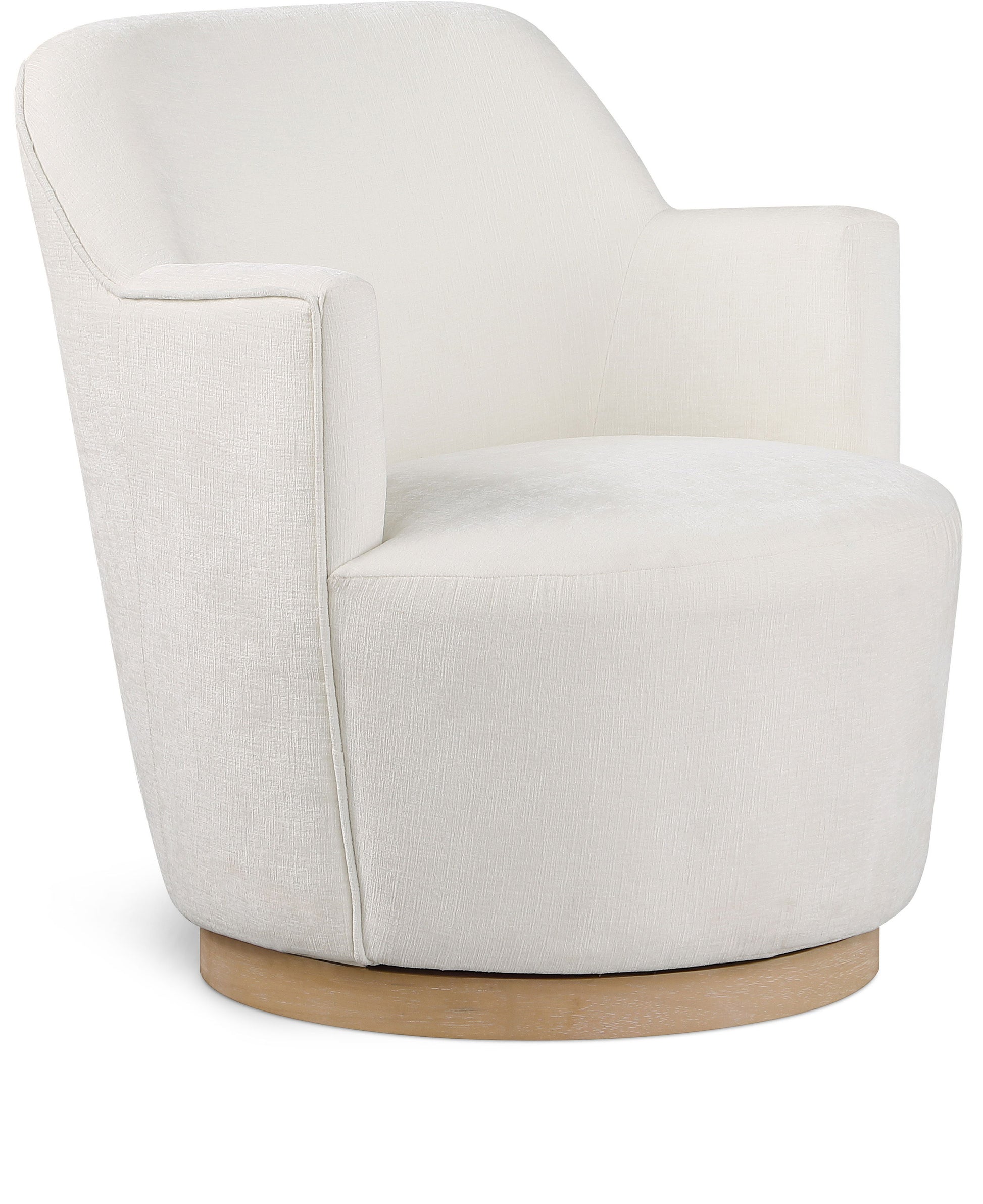 Clarita - Chenille Swivel Accent Chair