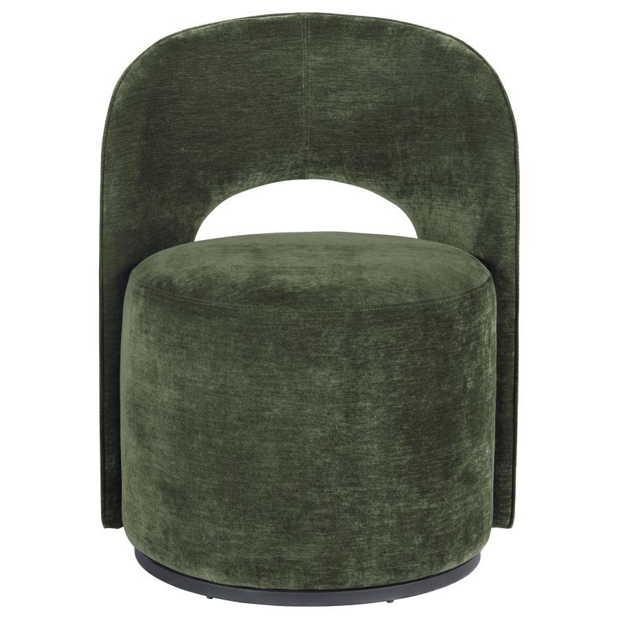 Harjo - Velvet Upholstered Swivel Accent Chair