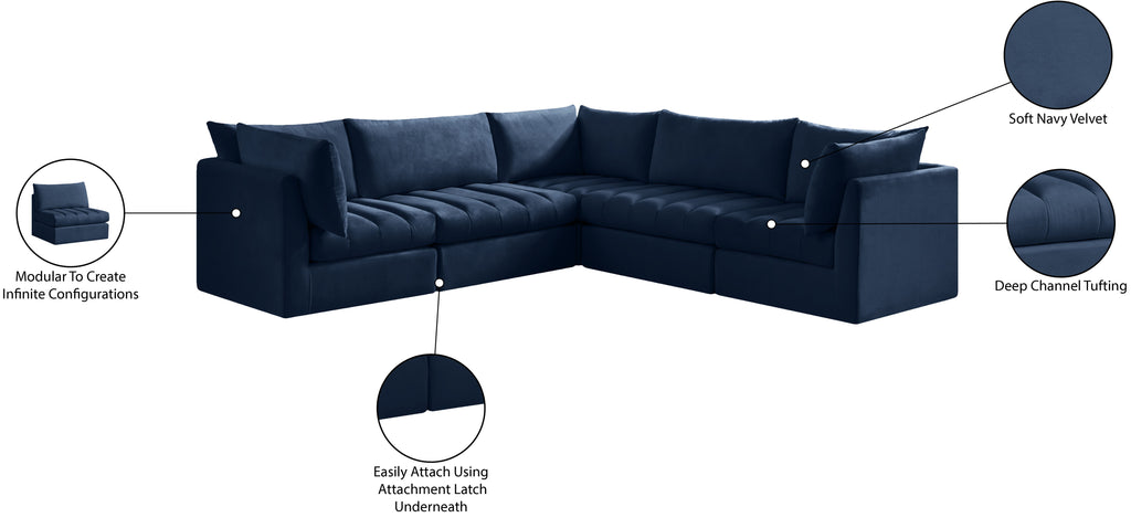 Jacob - Modular Corner Sectional 5 Piece