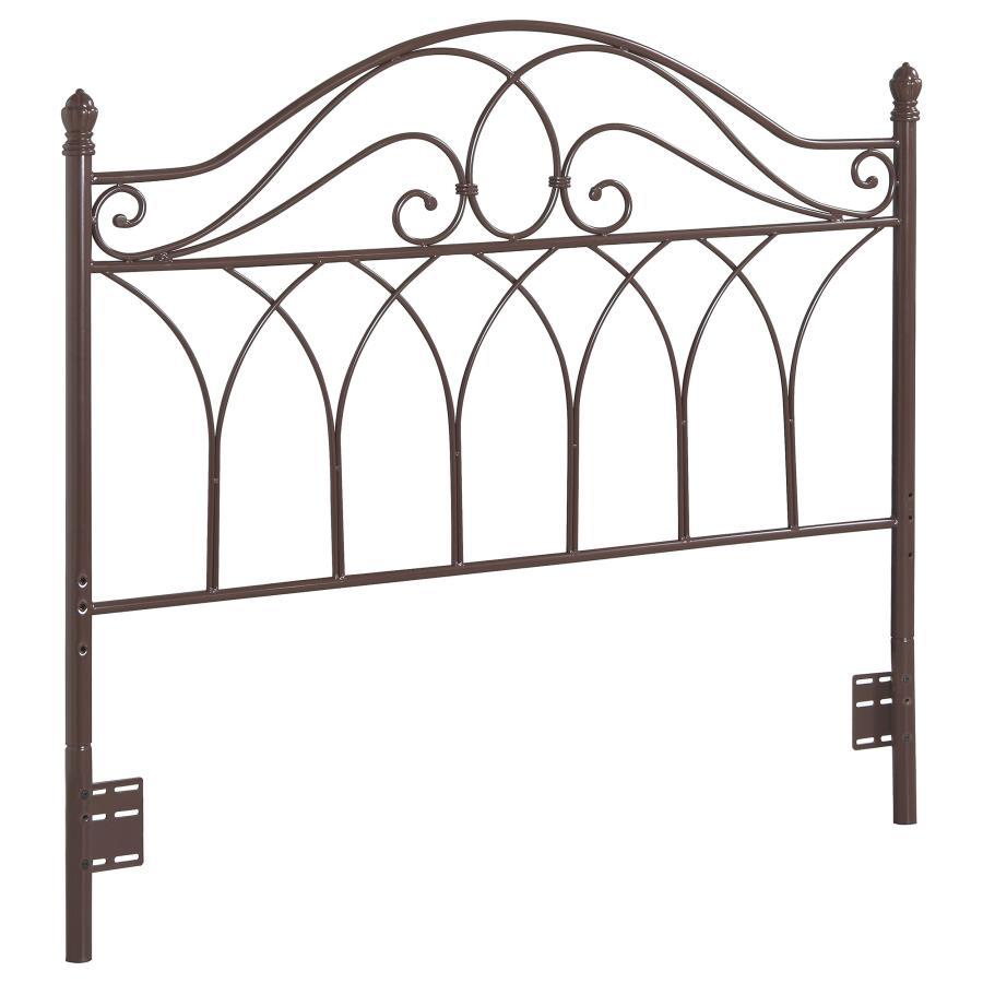 Zola - Metal Queen Or Full Open Frame Headboard - Brown
