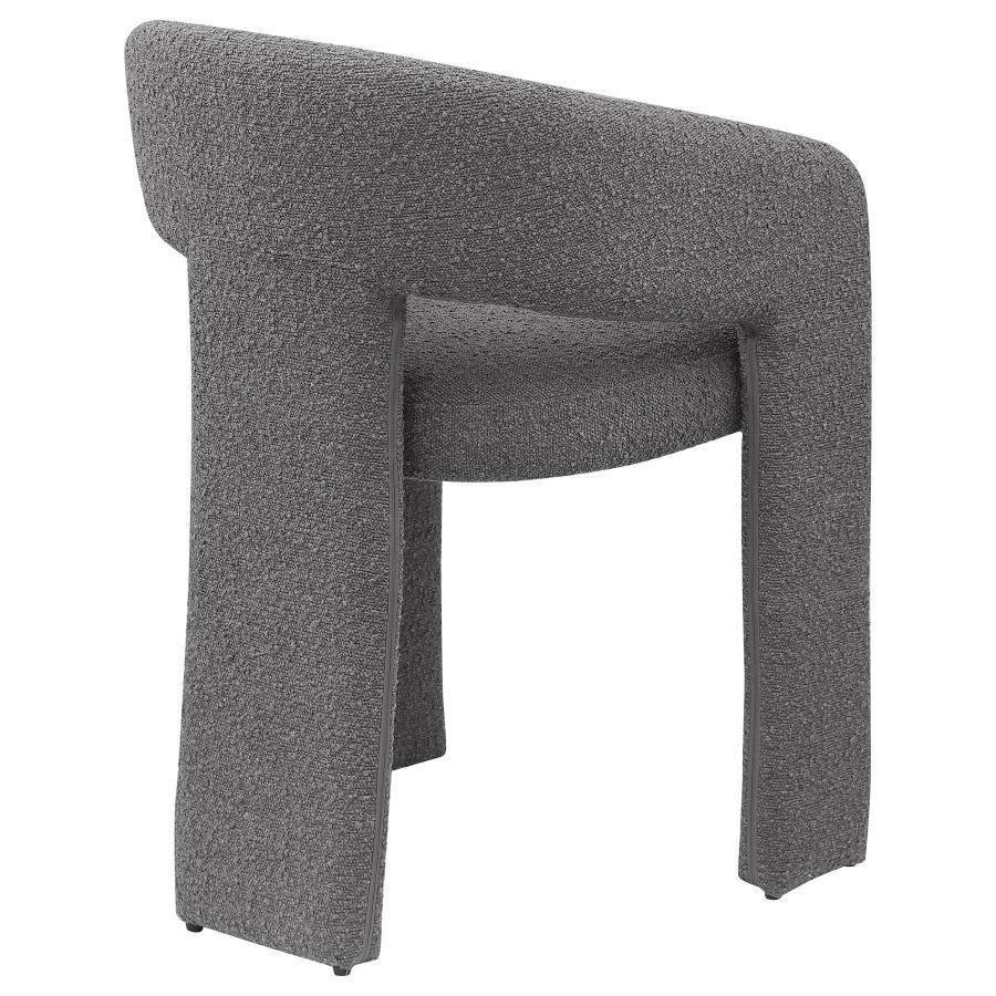 Eudora - Boucle Upholstered Dining Arm Chair