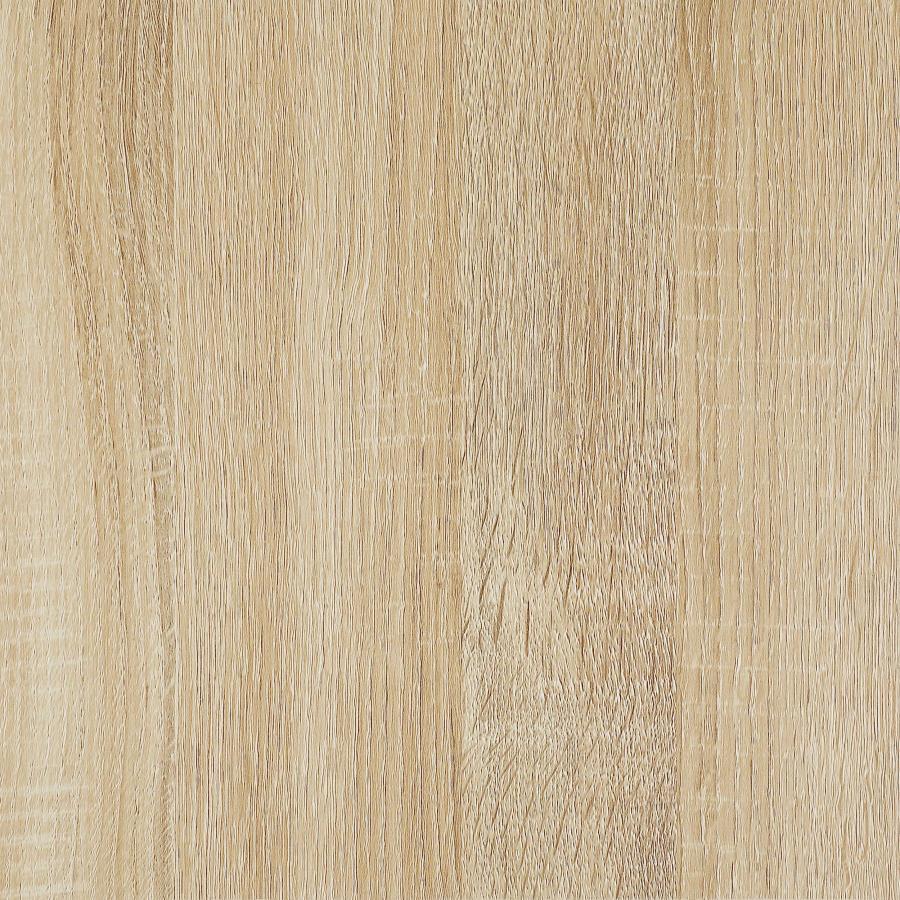 Pala - Rectangular End Table - White High Gloss And Natural