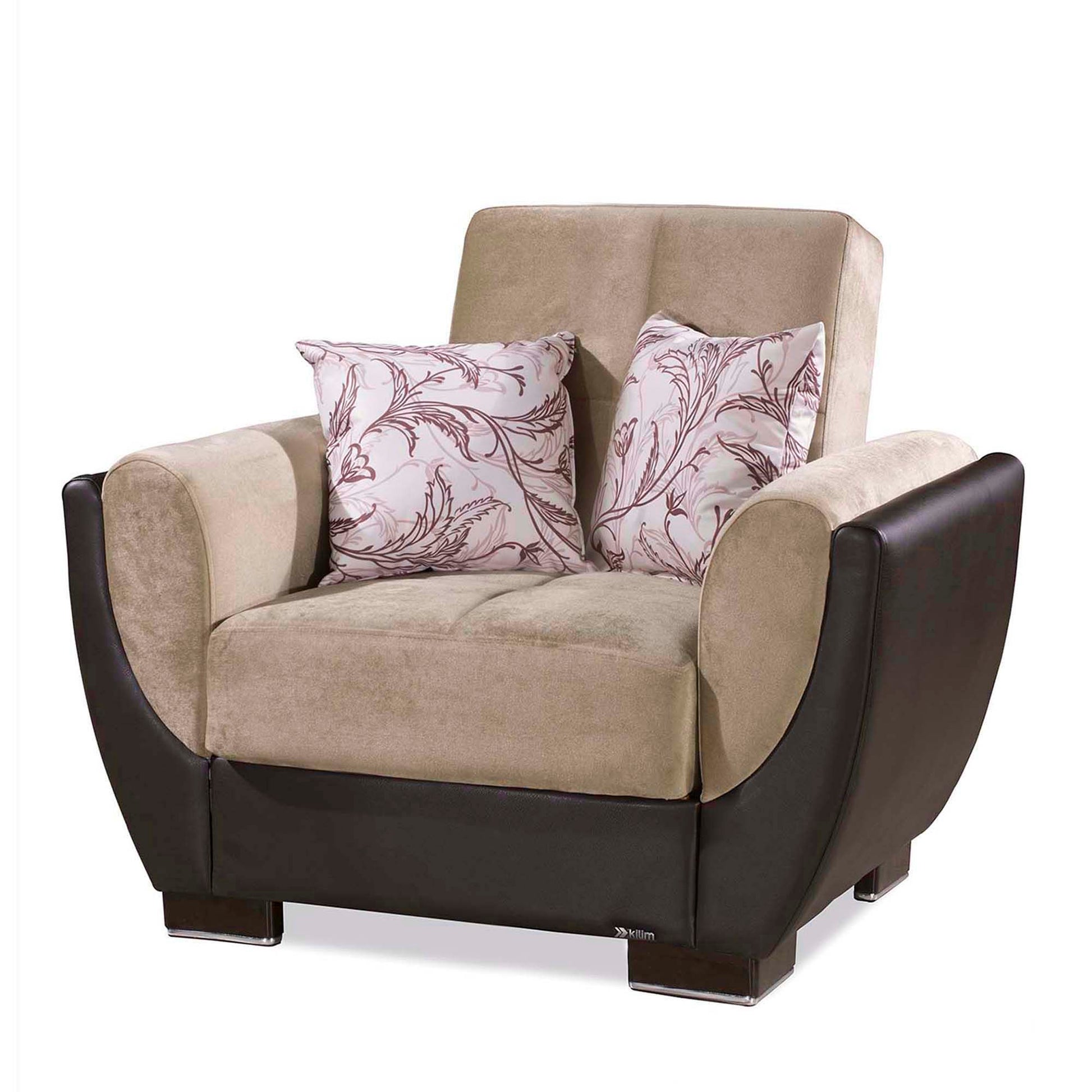 Ottomanson Armada Air - Upholstered Convertible Armchair With Storage