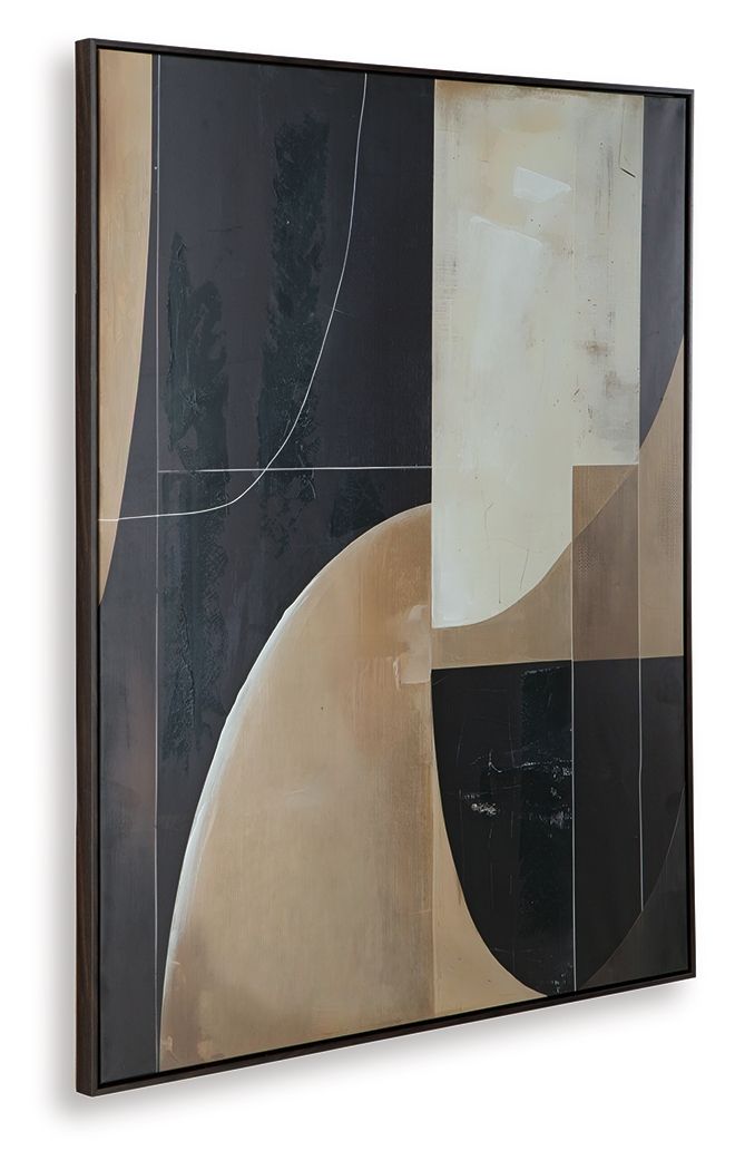 Ewanford - Black / Brown / Tan - Wall Art