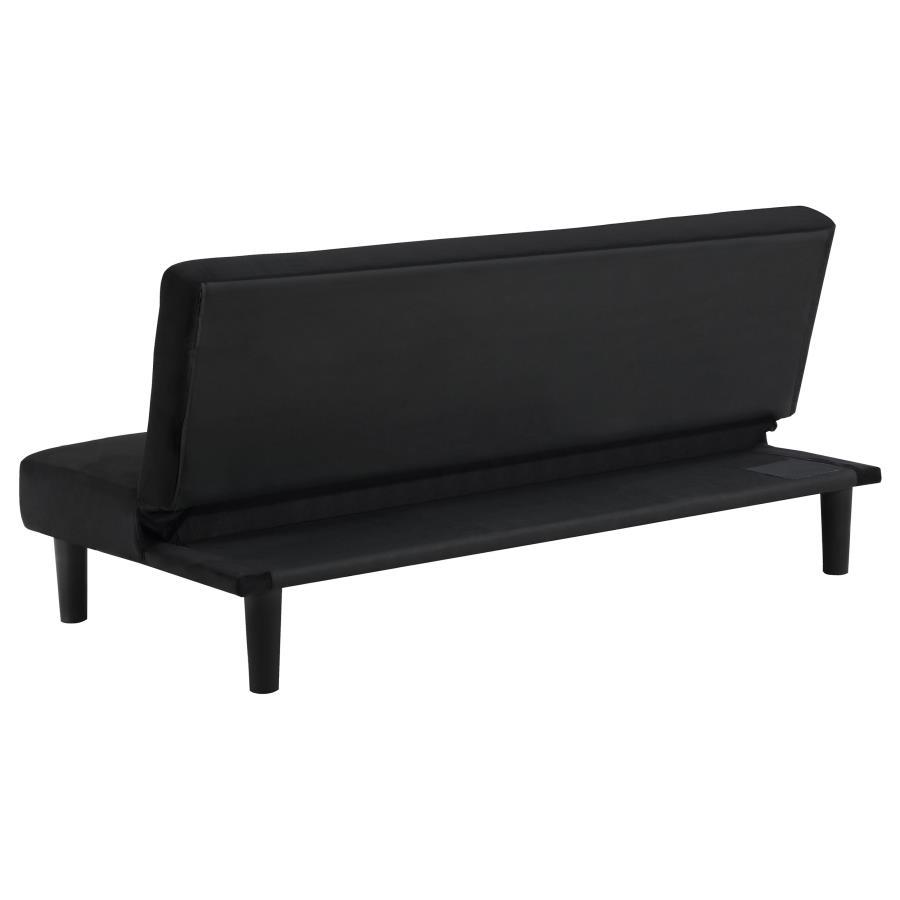 Stanford - Upholstered Tufted Convertible Sofa Bed - Black