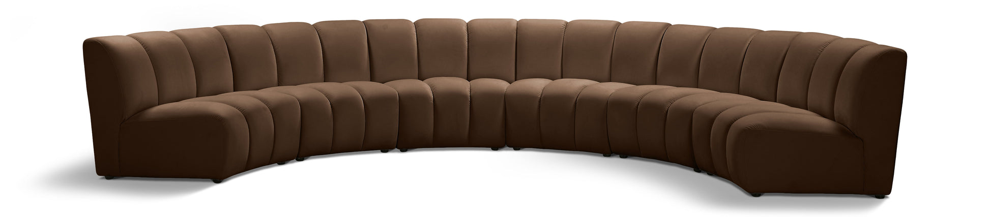 Infinity - 6 Piece Modular Sectional - Brown