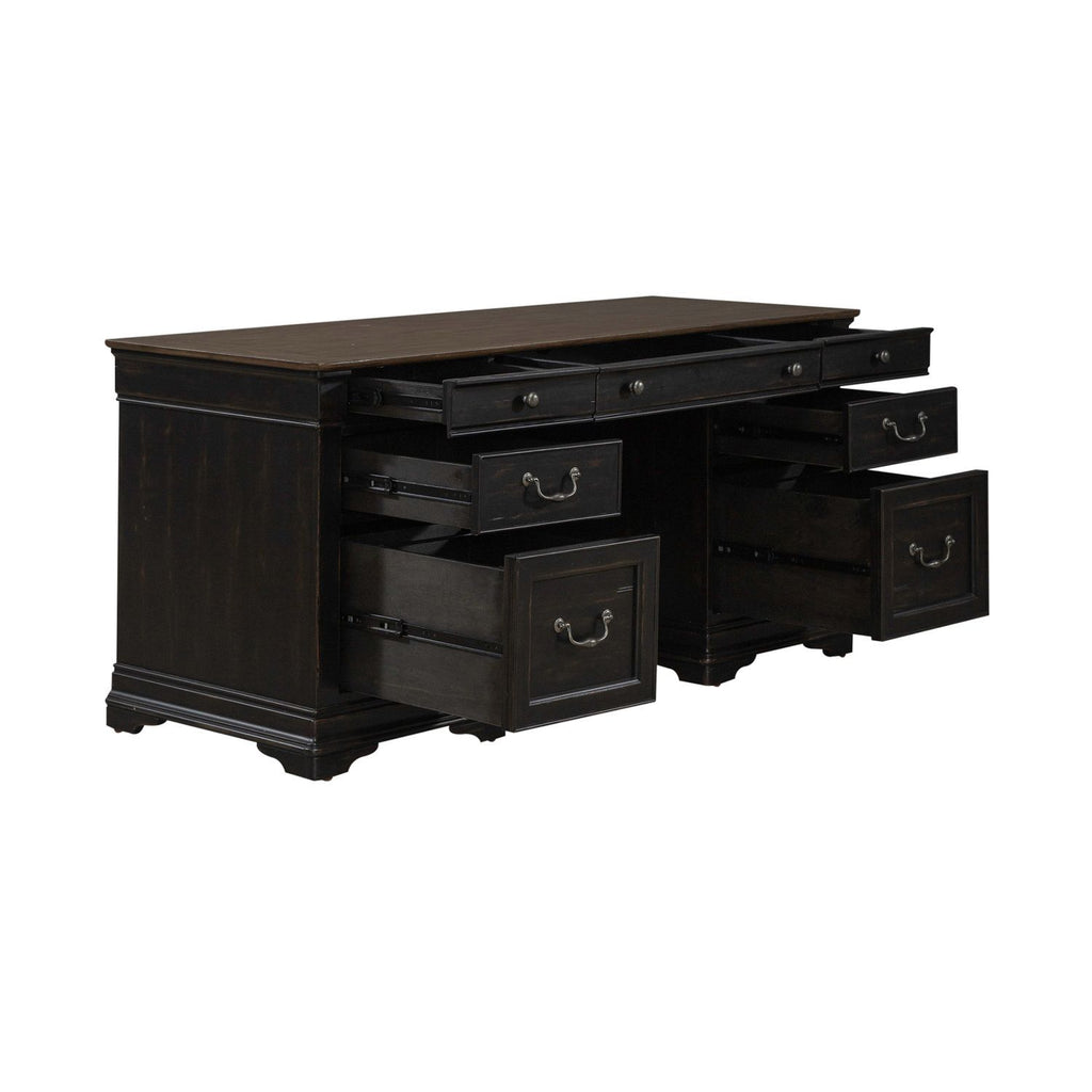 Meritage - Jr Executive Credenza - Black