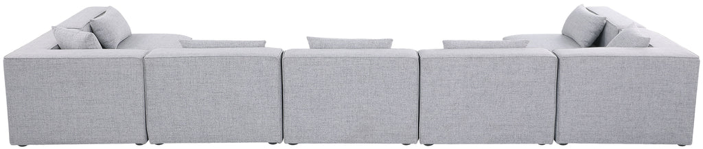 Cube - Linen 7 Piece Modular U-Shaped Sectional