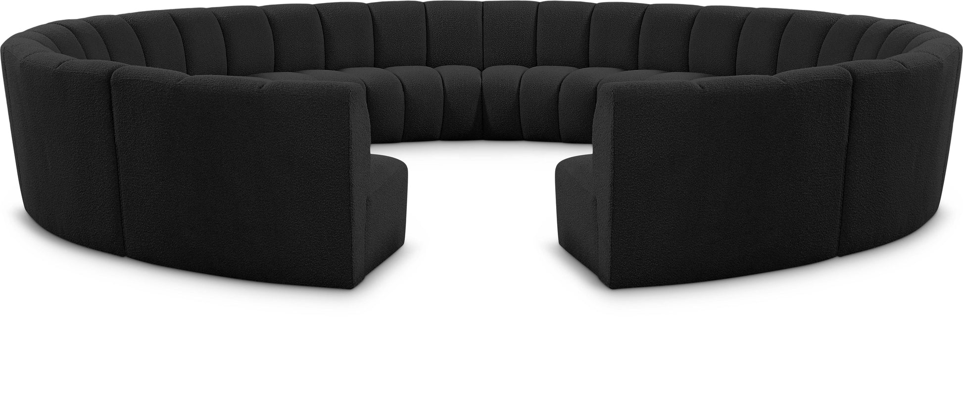 Infinity - 12 Piece Modular Sectional - Black