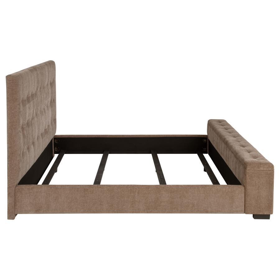 Senna - Upholstered Audio Flame Visualizer Bed