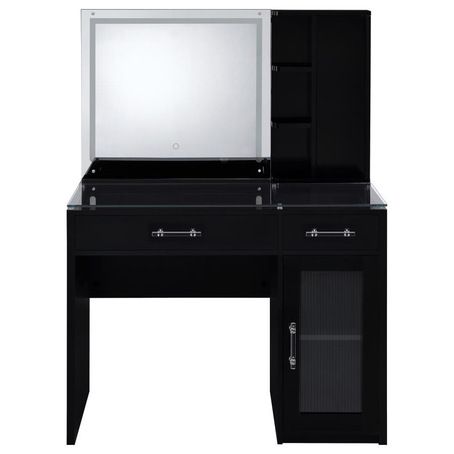 Flora - 2-Drawer Vanity Set With LED Mirror