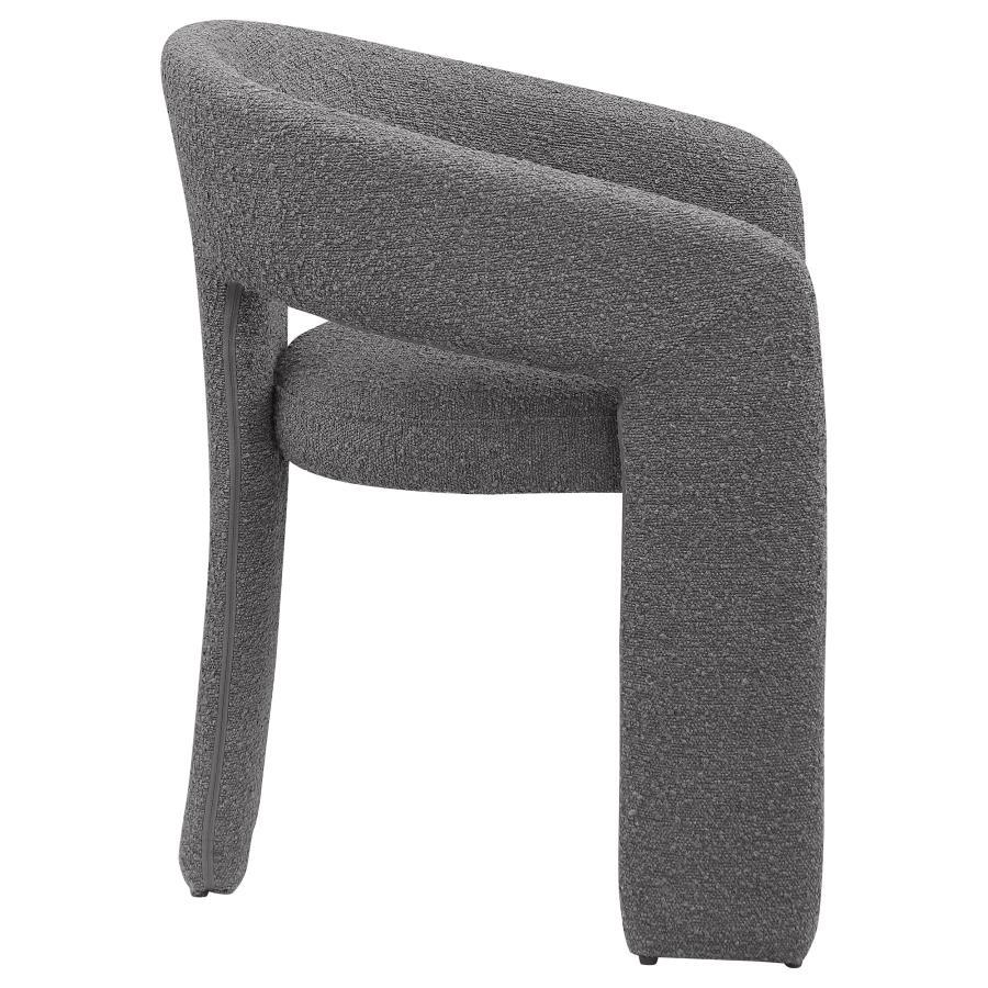 Eudora - Boucle Upholstered Dining Arm Chair