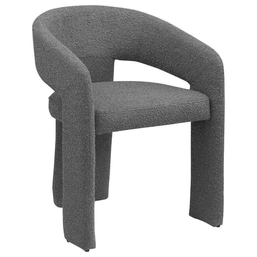Eudora - Boucle Upholstered Dining Arm Chair