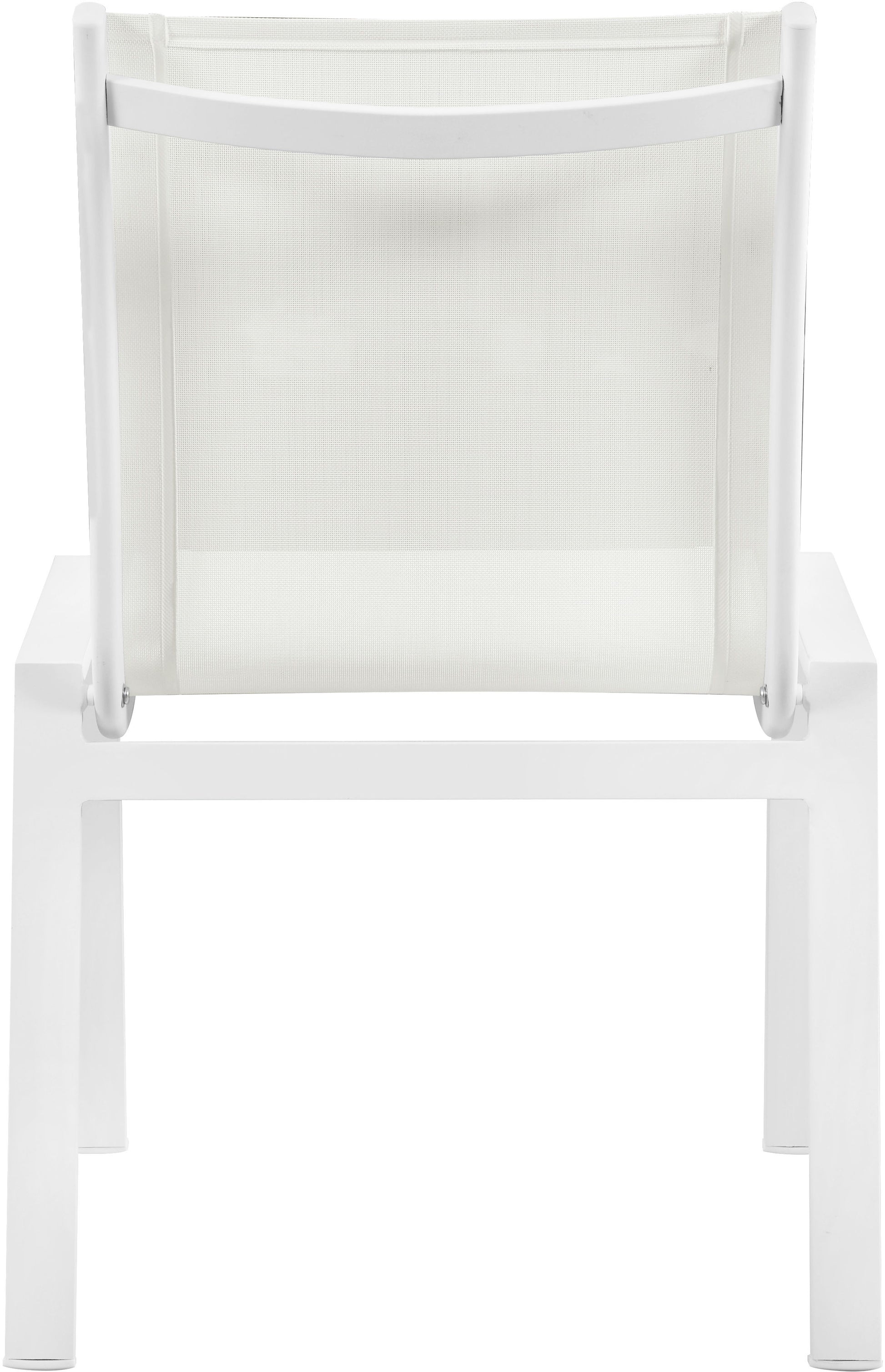 Nizuc - Outdoor Patio Dining Chair With White Frame (Set of 2)