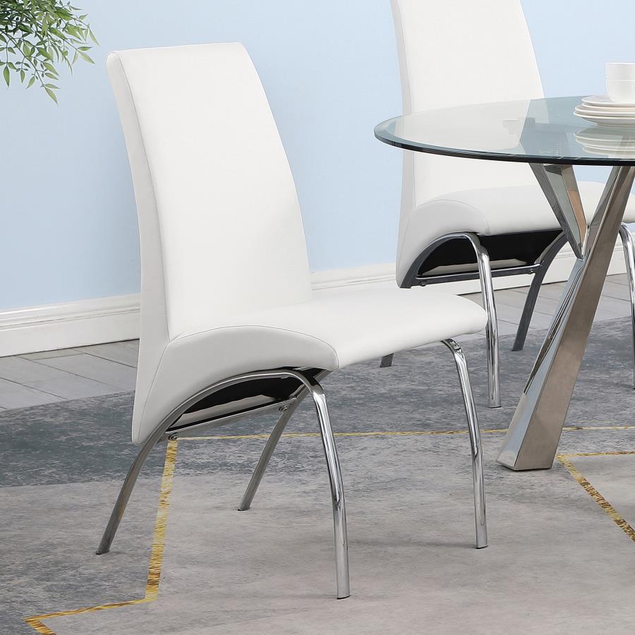 Bishop - Upholstered Dining Side Chair (Set of 2) - White