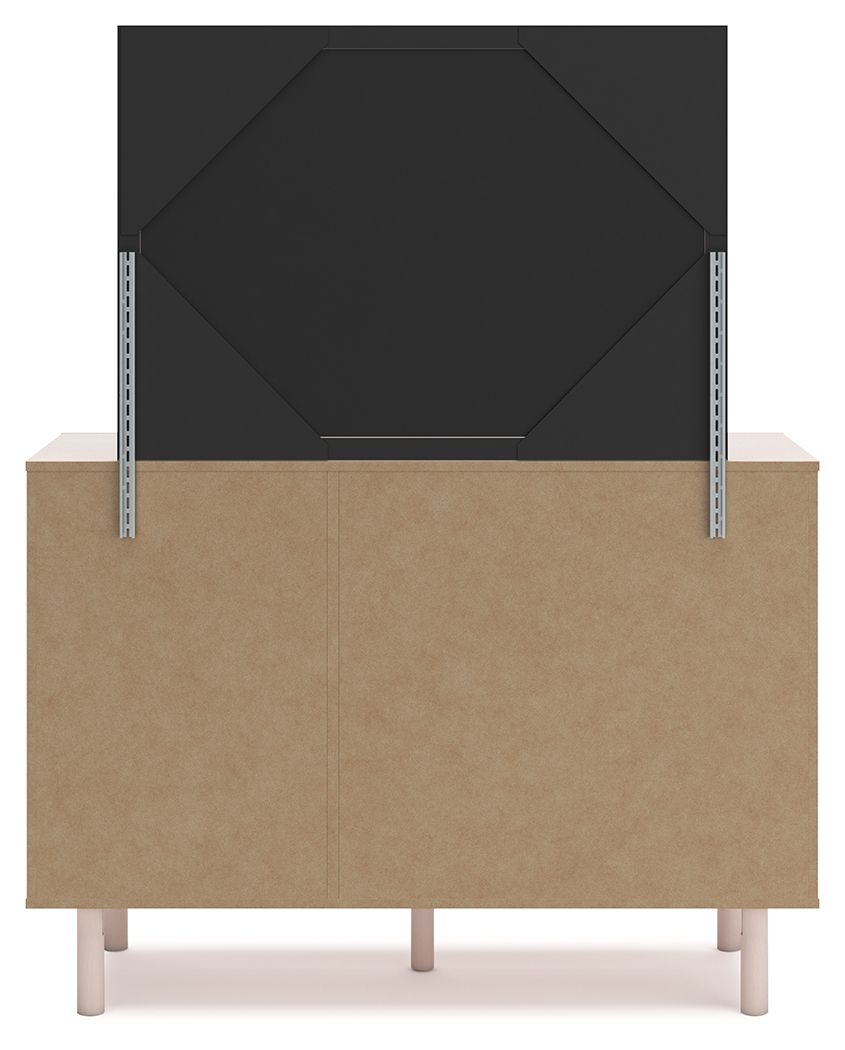Wistenpine - Blush - Dresser And Mirror