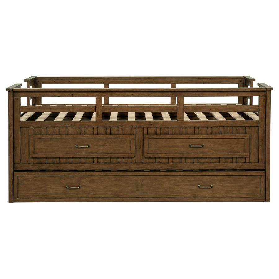 Carlsbad - Wood Captains Bed With Trundle