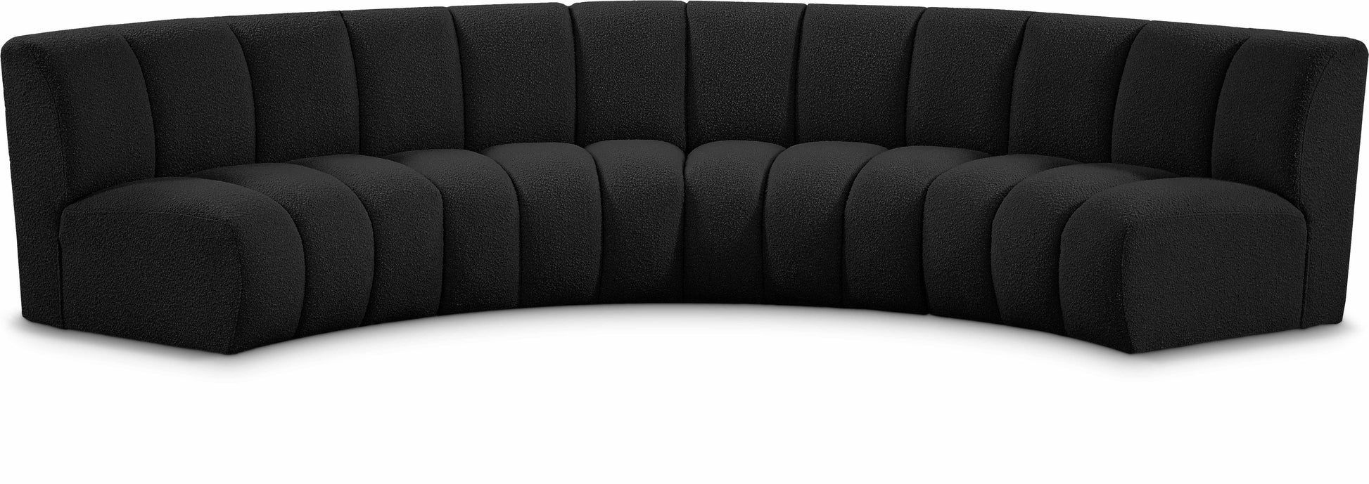 Infinity - 4 Piece Modular Sectional - Black