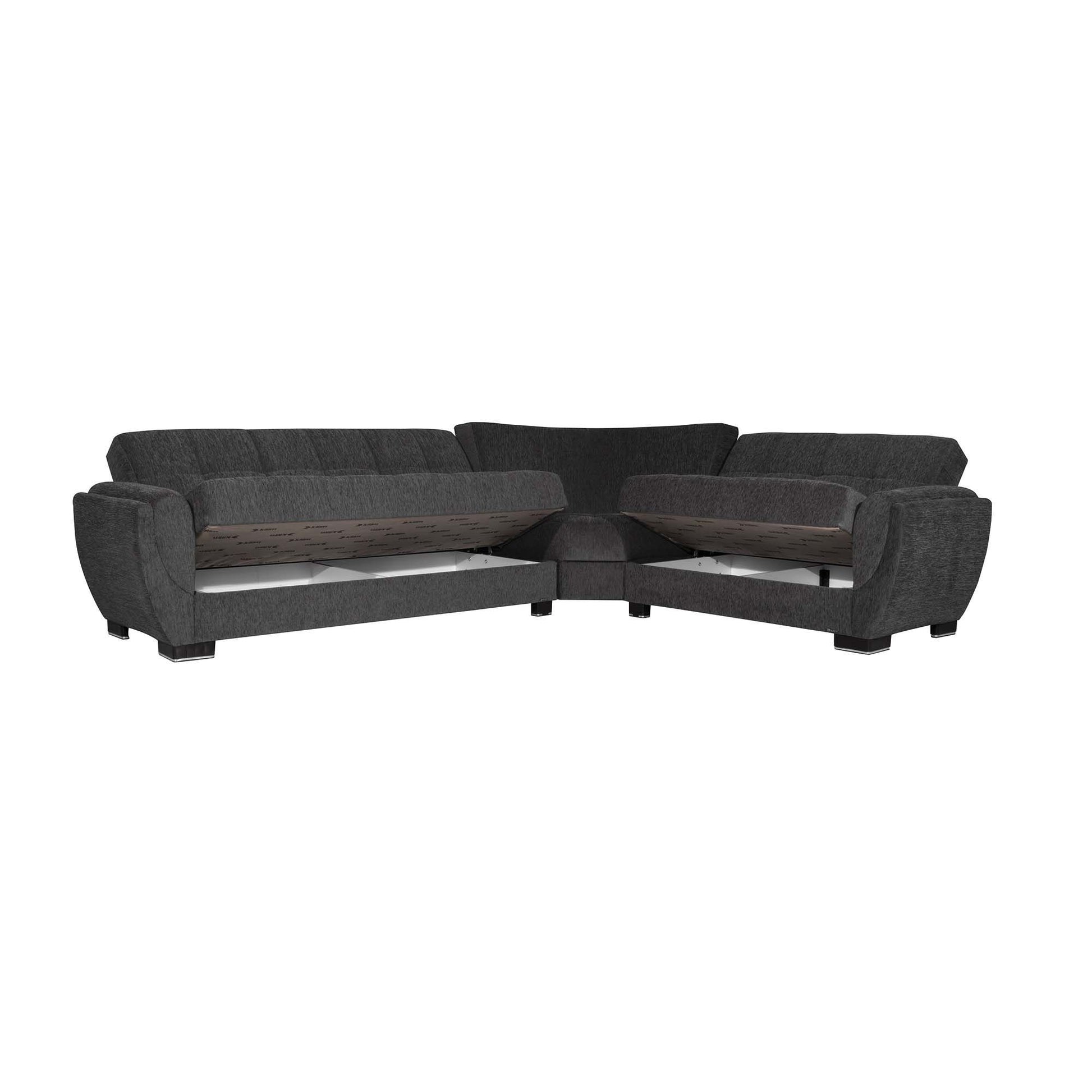 Ottomanson Armada Air - Upholstered Convertible Sectional With Storage