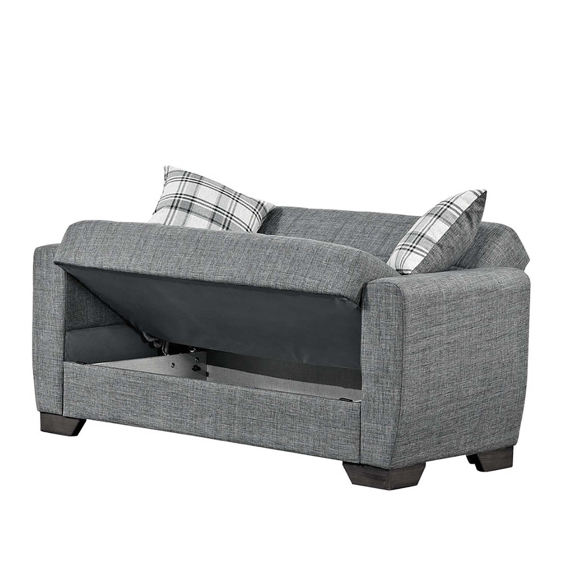 Ottomanson Barato - Upholstered Convertible Loveseat With Storage