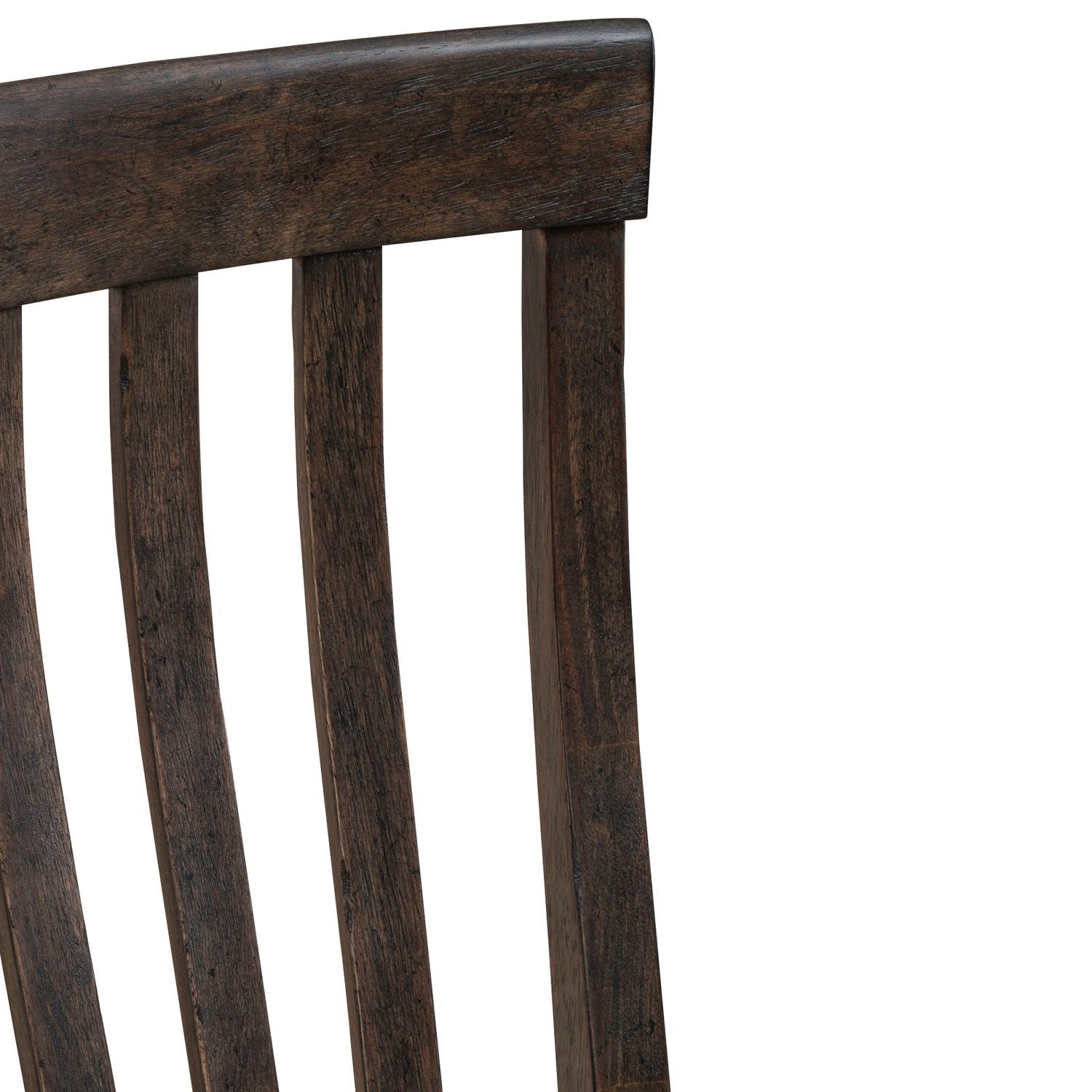 Grant Park - Slat Back Side Chair (RTA) - Brown